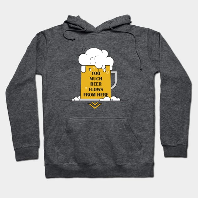 Beer lover :  party wear Hoodie by Grafit2020